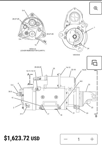 Motorino avviamento - motorino, di