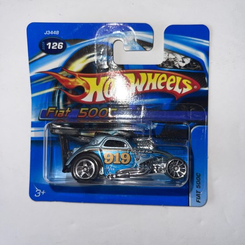 Hot wheels fiat 500c - hot,