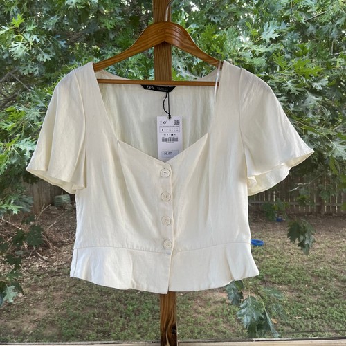 Top donna zara 100 - 100%, cotone