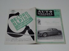 AUTO ITALIANA N° 5 DEL 1955 PININFARINA COUPE' 2 POSTI SU FERRARI 250 G.T.