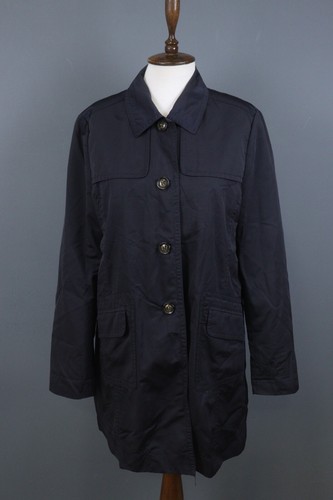 Trench coat doppiopetto nero