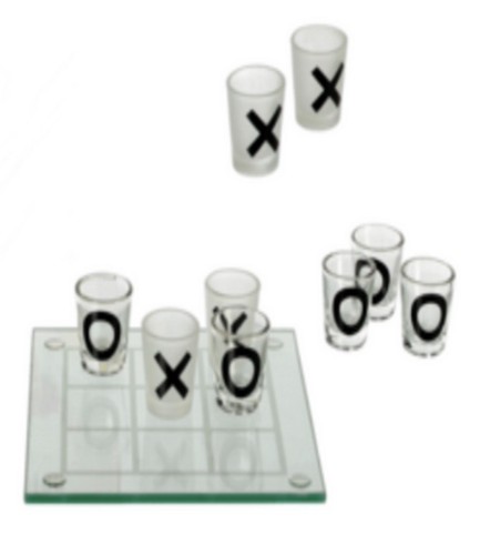 Glass tic tac toe - glass,