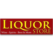 Liquor store vinyl - liquor, with