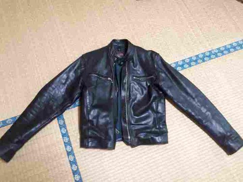 Giacca singola pelle di - pelle,