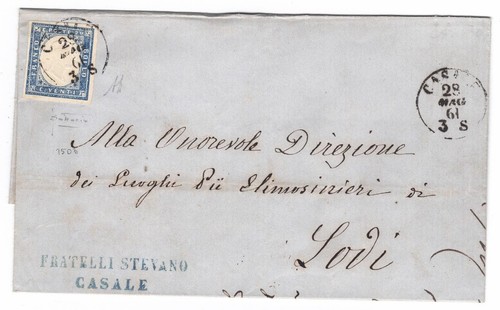 Regno sardegna 1861 20c - regno,