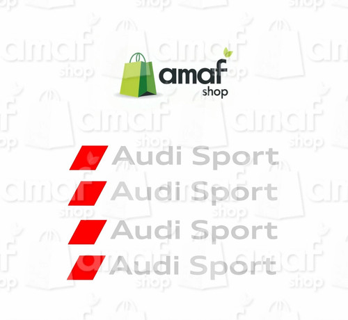 Adesivi audi sport argento - adesivi,