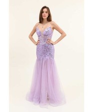 Abito a sirena con spacco