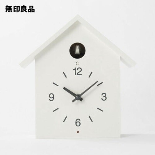 Muji orologio cucù bianco - a,