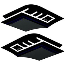 Adesivi 3D compatibili con Suzuki V-strom 650 2017-2023 Blu Laterali Serbatoio