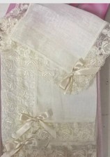 Tris Centrini in Puro Lino con