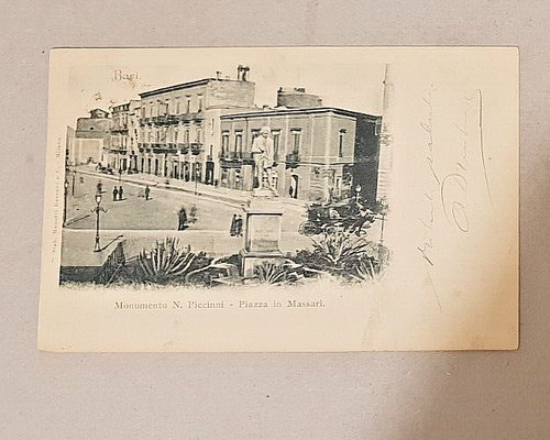 Cartolina bari monumento - cartolina,