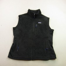 Gilet Patagonia uomo grande senza maniche full zip casual pile outdoor nero