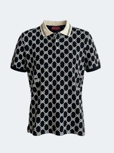 Gucci polo con fantasia - con,