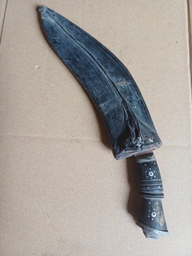 Antique gurkha khukri knife - khukri,