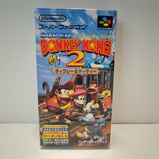 SUPER DONKEY KONG 2 SUPER FAMICOM SNES NTSC JAP CIB COMPLETO