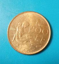 RARA BELLA MONETA LIRE 200 FAO