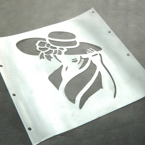 Stencil per torte donna - ,