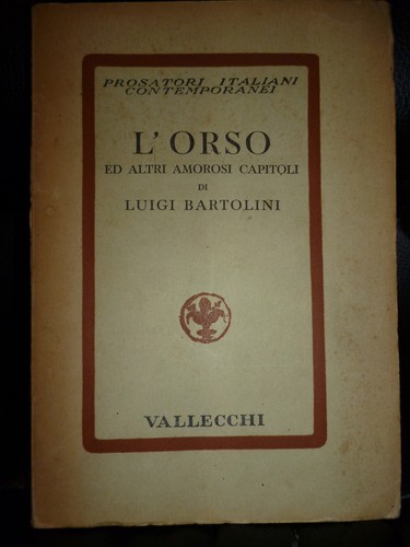 Luigi bartolini orso e - -, l'