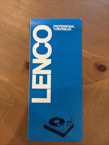 Brochure giradischi lenco - giradischi,