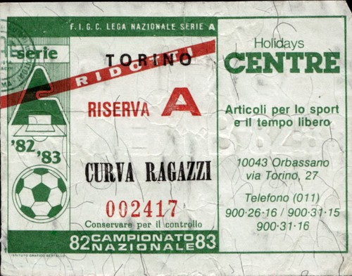 Biglietto stadio serie - biglietto,