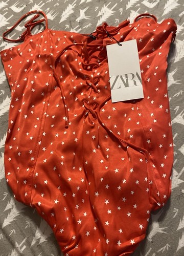 Body donna zara rosso - body,