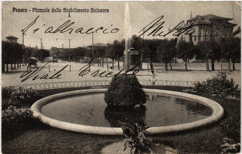 Cartolina cpa pesaro - cartolina,