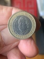 MONETA da 1  EURO "RE CARLOS SPAGNA"   CONIAZIONE DEL 2009 - considerata RARA -