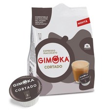Gimoka caffè Cortado Espresso Macchiato - 80 Capsule Compatibili Dolce Gusto