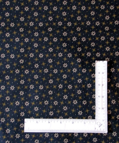 Tessuto blu fiori stella