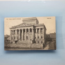 Preston Postcard 1907 Lancashire Public Library