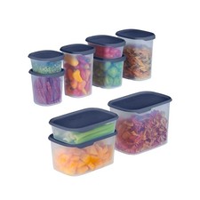 Tupperware One Touch Fresh Get It All Set Quadrato Rettangolare 9 Mare Notturno Nuovo