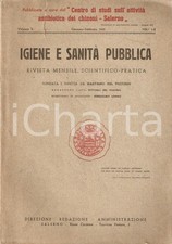1949 salerno rivista igiene - rivista, e