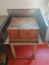 Ceppo carne professionale da 60 cm con supporto parascheggie