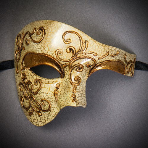 Maschera mezza viso - mezza, fantasma