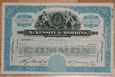 Lotto 50 X McKesson & Robbins