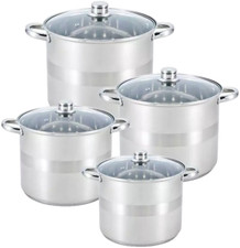Set di pentole in acciaio inox