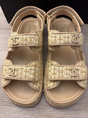 Sandali chanel rafia dad - chanel, perla