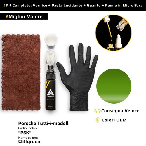 Vernice ritocco per porsche - vernice, di