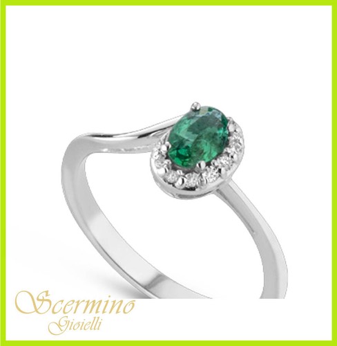 Anello oro bianco 18k - 18k, con