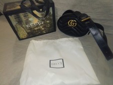 Marsupio gucci in pelle nero 
