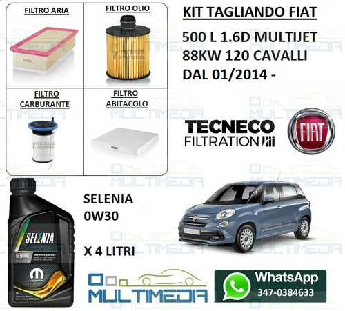 Kit tagliando filtri olio - kit, filtri+