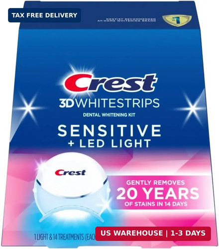Crest whitestrips sensibile - 3d,