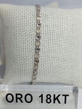 Bracciale in oro bianco 750 18