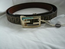 CINTURA FENDI CON LOGO DOPPIA