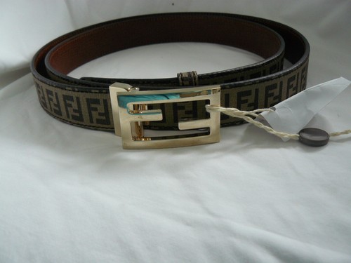 Cintura fendi con logo - fendi, doppia