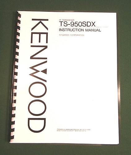 Kenwood 950sdx manuale - ts-950sdx, di