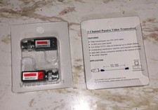 (2) Video Balum B01GJJBDTM per ricetrasmettitore video passivo 1 canale UTP Cat5 NUOVO