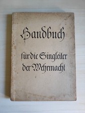 Ww2 Manuale Musicale Tedesco Appartenente Alla Banda Militare Wehrmacht Buch SS 