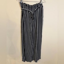 Pantalone Leith a righe bianco