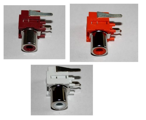 Connettore presa rca per - 2x,
